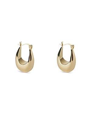 Argento Vivo Chunky Huggie Earrings In Gold