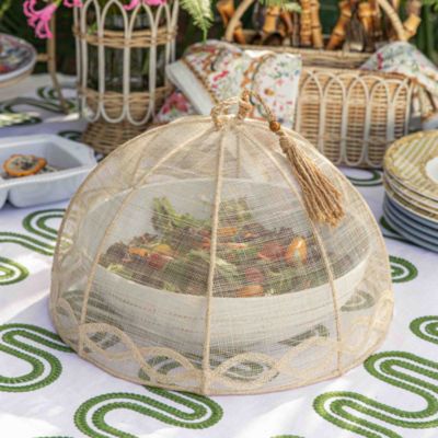 Tuileries Garden Mesh Round Food Covers, Set of 2