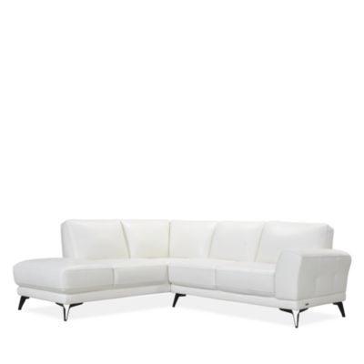 Carmela 2 Piece Leather Sectional - Exclusive
