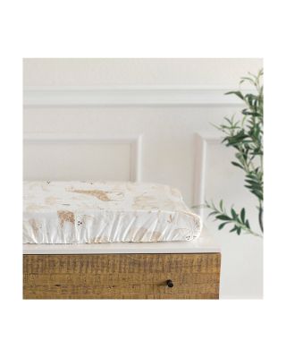 Kendi Quilted Change Pad Cover - Safari