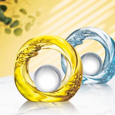 As The Good World Turns Generating Ruyi Through the Ether Crystal Sculpture