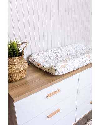 Ezra Quilted Change Pad Cover - Woodland