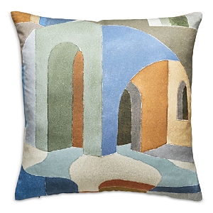 Scalamandre Riad Decorative Pillow, 22 X 22 In Earth
