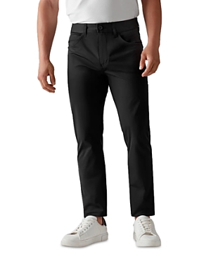 Rhone Commuter Slim Fit Five Pocket Pants In Black