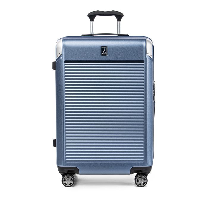 Shop Travelpro Platinum Elite Hardside Medium Expandable Spinner Suitcase In Dark Sky Blue