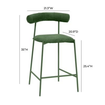  Liliana Performance Velvet Bar Stool