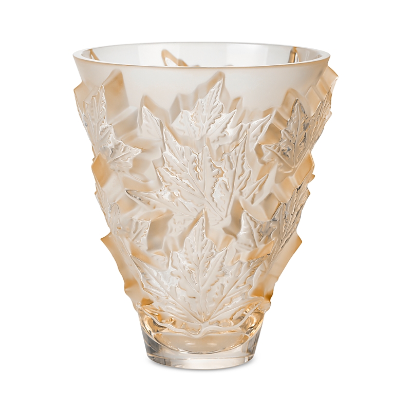 Lalique Champs-elysees Small Vase, Gold Luster In Gold Luster
