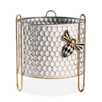 thumbnail image 2 of CR Gibson Honeycomb Hive Tin Recipe Box - The Cook's Nook 2 of 13