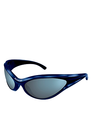 Balenciaga Dynamo Directional Sunglasses, 77mm
