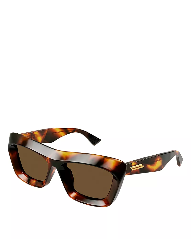 Bottega Veneta Scoop Squared Sunglasses, 53mm