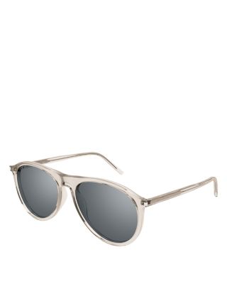 SAINT LAURENT - Thin Pilot Sunglasses, 56mm