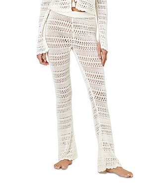 Shop L*space Golden Hour Crochet Pants In Cream