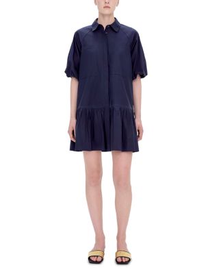 Crissy Cotton Poplin Mini Dress  