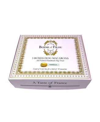 Vanilla Gift Pack of Dog Macarons, 18 Count