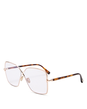 Tom Ford Butterfly Blue Light Glasses, 59mm In Gold
