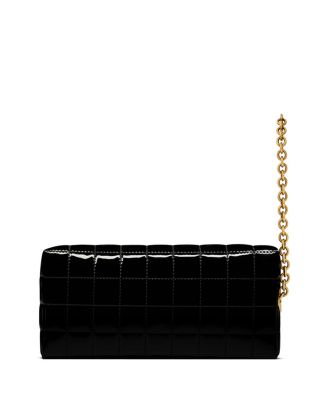 Cassandre Matelassé Carré Pouch in Shiny Canvas