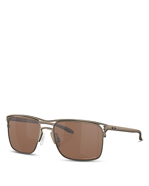 Shop Oakley Holbrook Ti Square Sunglasses, 57mm In Brown/brown Polarized Solid