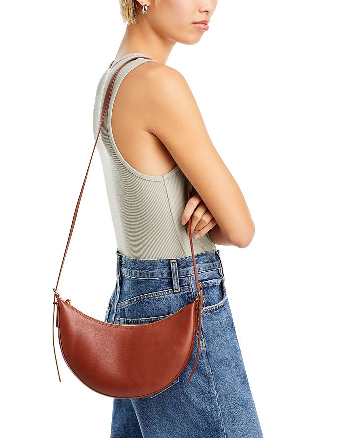 Madewell The Essential Convertible Top Handle Crossbody Mini Bag In Himalayan Orange