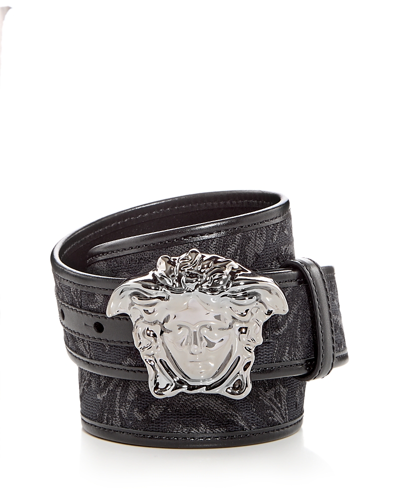 Versace Men's La Medusa Jacquard Barocco Belt