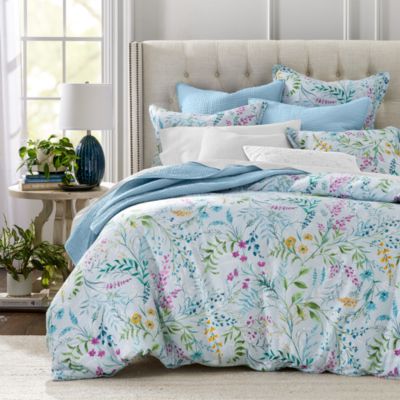 Sky - Spring Posies Duvet Cover Set, Twin - Exclusive
