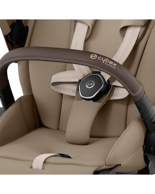 PRIAM 4 Stroller – Chrome Frame with Brown Handle