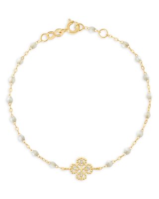 Gigi Clozeau - 18K Yellow Gold Lucky Clover Classic Gigi Bracelet