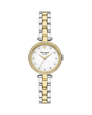 Kate Spade Women's Hollan Two-tone Stainless Steel Watch In Yellow Gold