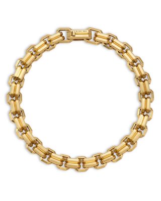 Men's Streamline&reg; Double Heirloom Link Bracelet in 18K Yellow Gold, 8mm