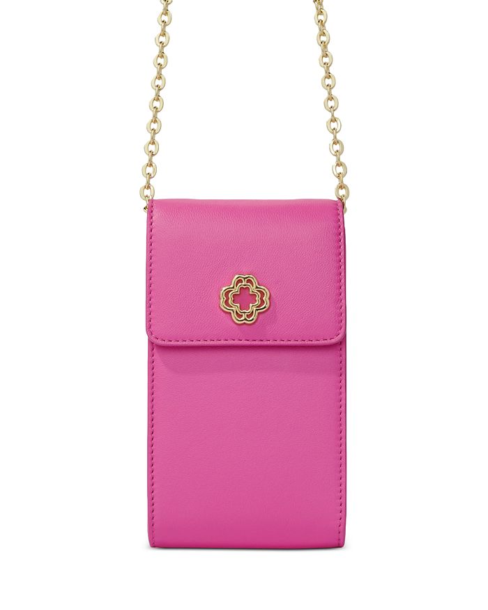 Maje Samo Leather Phone Crossbody Bloomingdale's