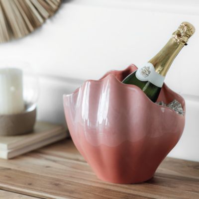 Perlemor Home Shell Hurricane Vase