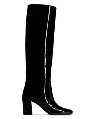 SAINT LAURENT Women's Who Boots in Patent Leather | Bloomingdale's