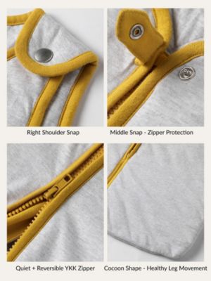  TOG 0.6 Sleep Sack - GOTS Certified Organic Cotton, Baby