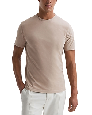 Shop Reiss Melrose Slim Fit Short Sleeve Tee In Mink