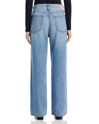 Logan Featherweight High Rise Wide Leg Jeans in Audrey