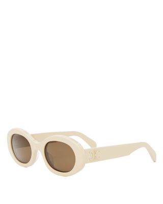 Celine Triomphe Oval Sunglasses, 52mm