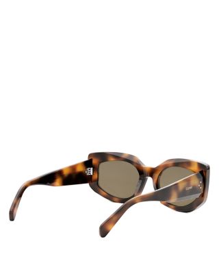 Bold 3 Dots Butterfly Sunglasses, 54mm