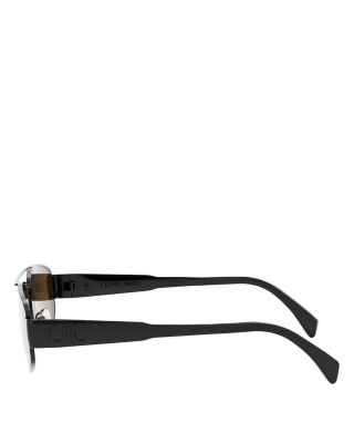 Metal Triomphe Pilot Sunglasses, 57mm