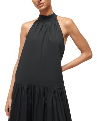 knee length dresses for ladies Striped Sleeveless Tiered Midi Dress – HT Marlowe main image 1