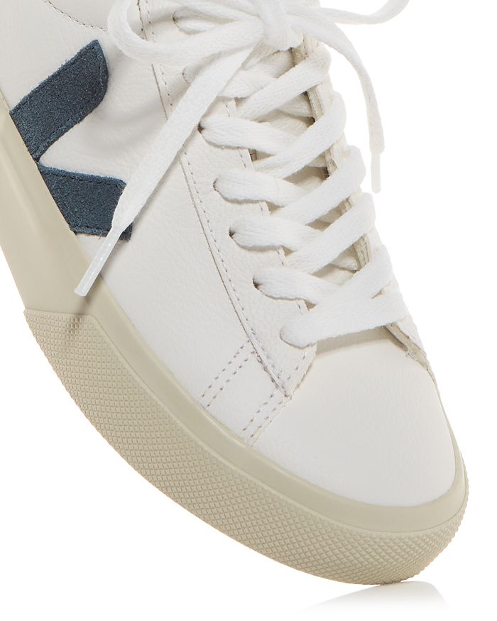 Veja Womens Campo Leather Sneakers In Multi