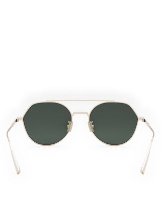 DiorBlackSuit R6U Mirrored Geometric Sunglasses, 54mm