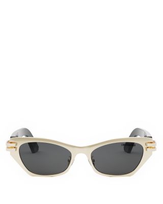CDior B3U Mirrored Butterfly Sunglasses, 53mm