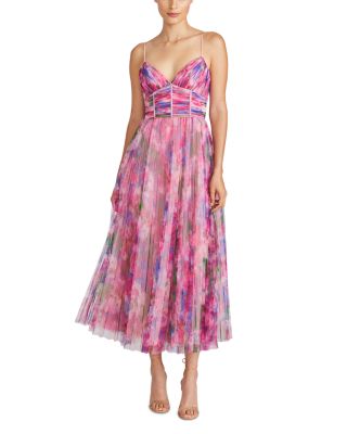 ML Monique Lhuillier - Madison Tulle Midi Dress