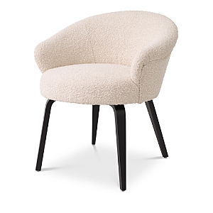 Shop Eichholtz Moretti Dining Chair In Cream/black