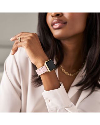 Peony Pearlized Silicone Band for Apple Watch&reg;, 38/40/41mm and 42/44/45/49mm