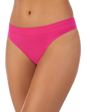 Shop Le Mystere Seamless Comfort Thong In Pink Daiquiri