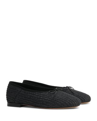 Mansur Gavriel - Women's Dream Raffia Ballerina Flats