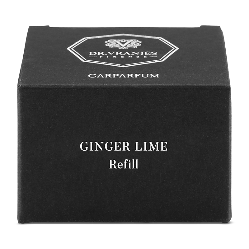 Dr Vranjes Firenze Ginger Lime Carparfum Refill In Black