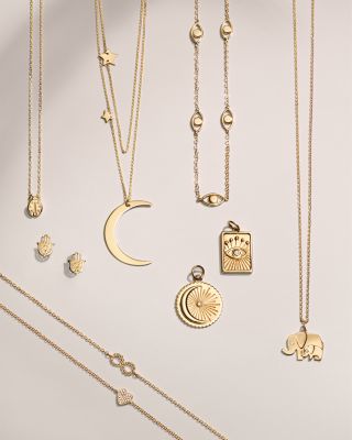 14K Yellow Gold Diamond Heart Bracelet - Exclusive