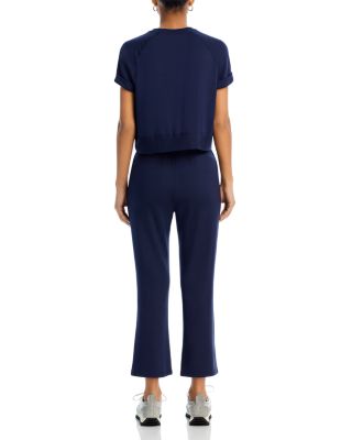 Brooks Short Sleeve Sweatshirt & Brooks Cropped Flare Sweatpants