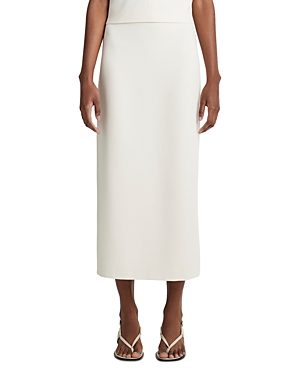 Vince Lean Maxi Pencil Skirt In Off White
